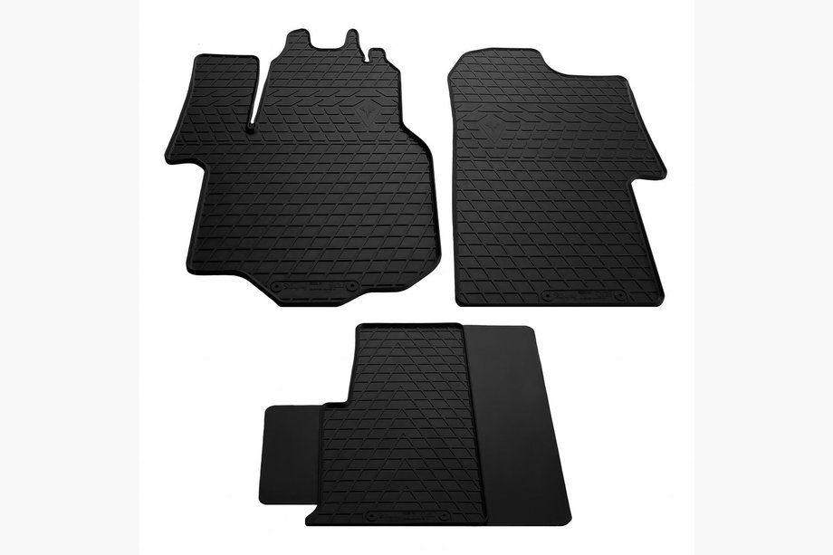 Volkswagen Crafter 2016- рр. Гумові килимки (3 шт, Stingray Premium) Image