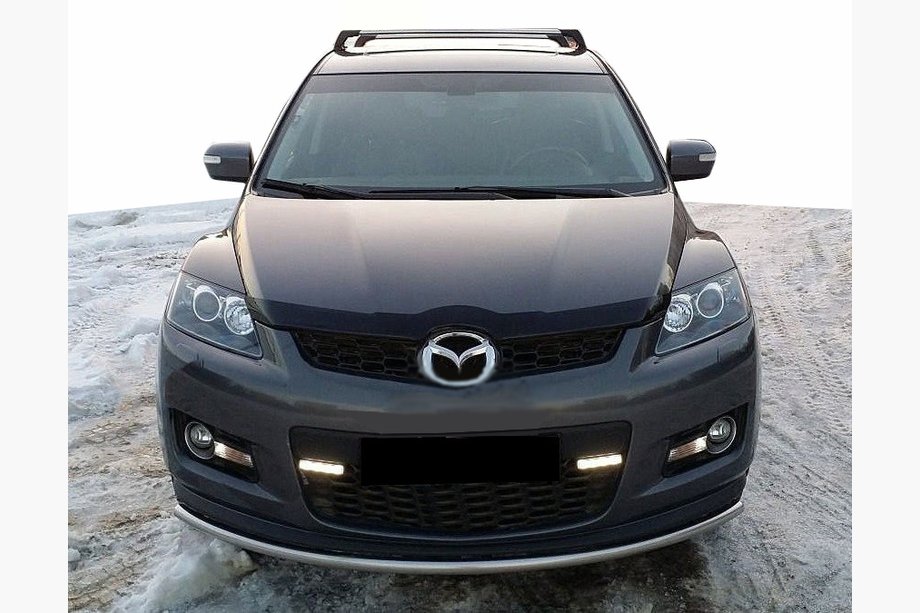 Mazda CX-7 2006-2012 рр. Дефлектор капоту (SIM) Image