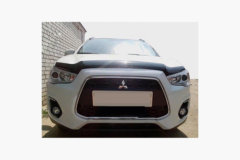 Mitsubishi ASX 2010-2023 рр. Дефлектор капота довгий 2010+ (SIM) Image