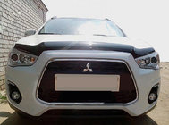 Mitsubishi ASX 2010-2023 рр. Дефлектор капота довгий 2010+ (SIM) фото 1