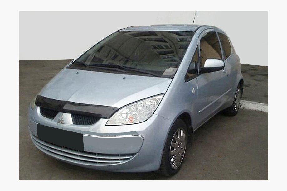 Mitsubishi Colt 2004-2012 рр. Дефлектор капота 2009+ (SIM) Image