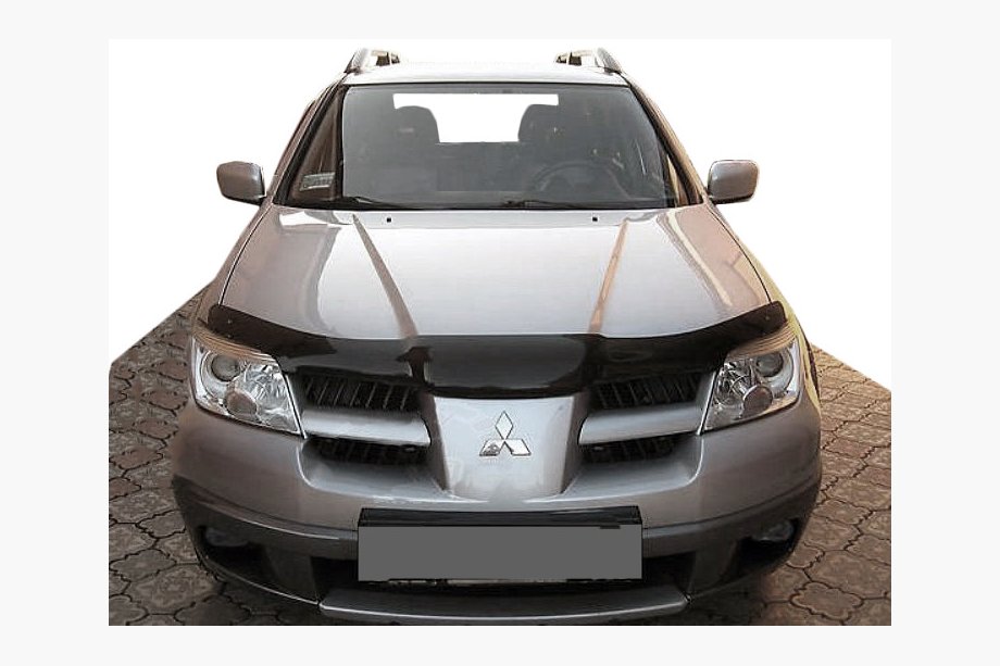 Mitsubishi Outlander 2001-2006 рр. Дефлектор капота 2001-2007 (SIM) Image