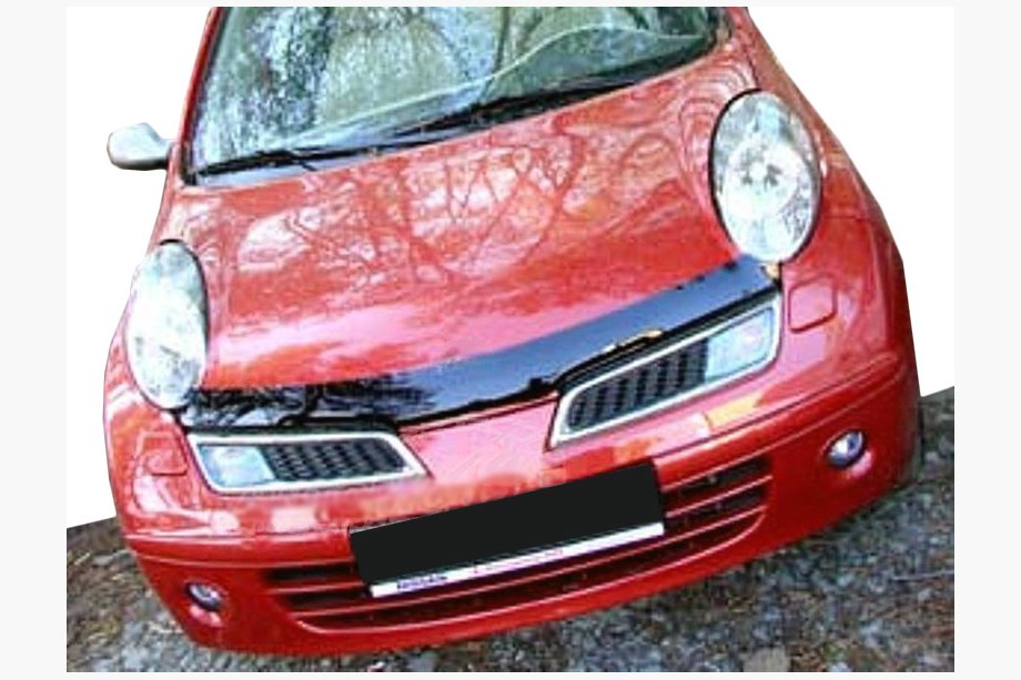 Nissan Micra K12 2003-2010 рр. Дефлектор капоту (SIM) Image