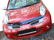 Nissan Micra K12 2003-2010 рр. Дефлектор капоту (SIM) фото 1