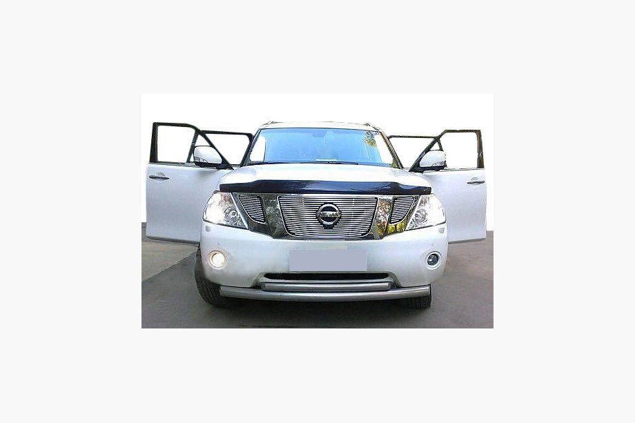 Nissan Patrol Y62 2010-2024 рр. Дефлектор капоту (SIM) Image