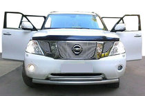 Nissan Patrol Y62 2010-2024 рр. Дефлектор капоту (SIM) фото 1