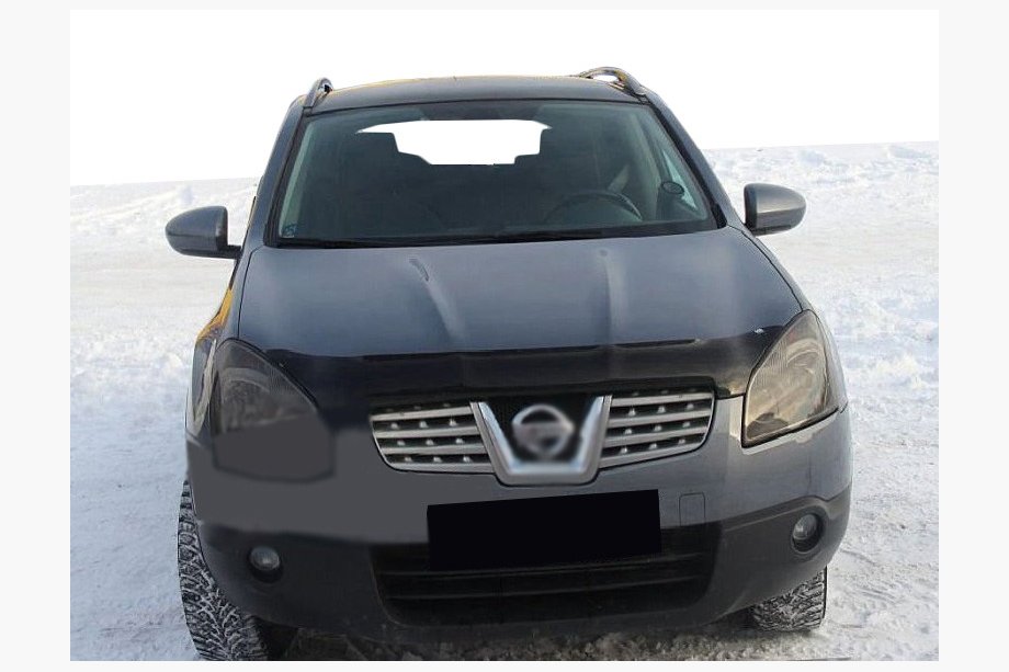 Nissan Qashqai 2007-2010 рр. Дефлектор капоту (SIM) Фото 1