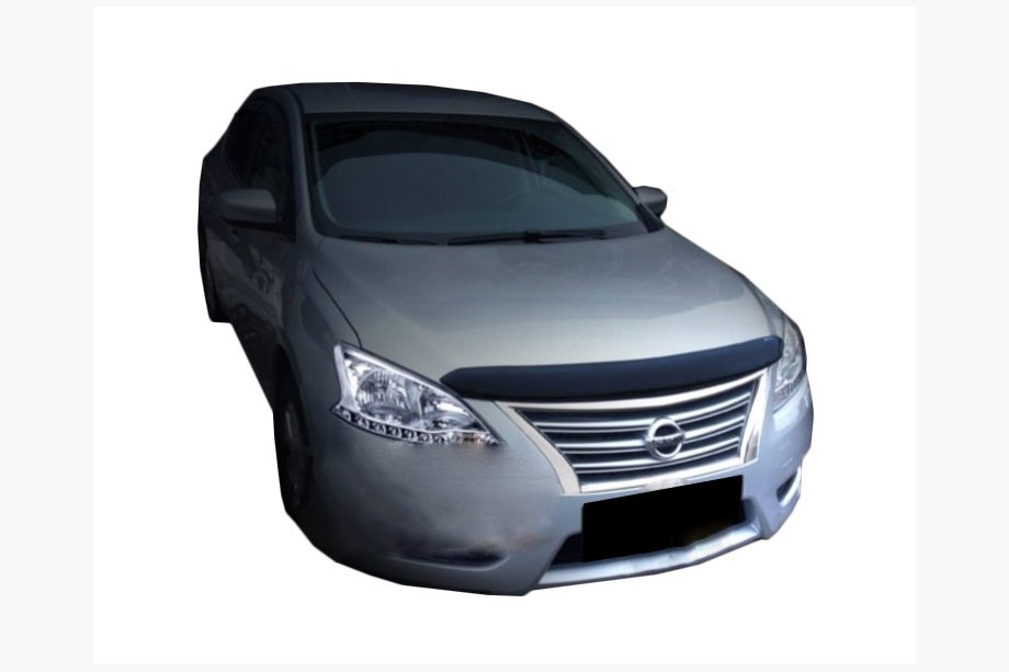 Nissan Sentra 2012-2019 рр. Дефлектор капоту (SIM) Image