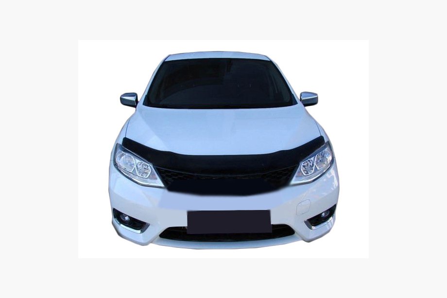 Nissan Tiida 2011-2014 рр. Дефлектор капоту (SIM) Image