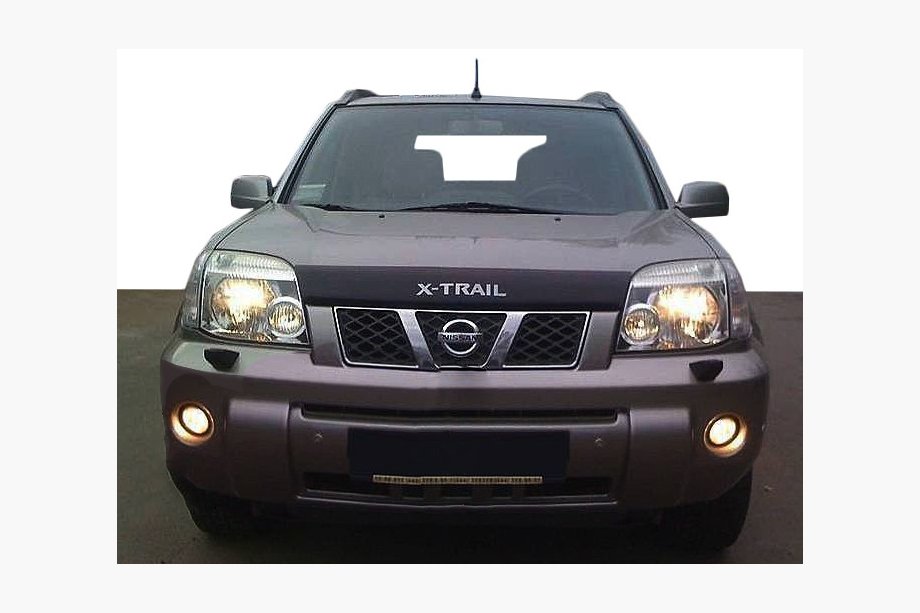 Nissan X-trail T30 2002-2007 рр. Дефлектор капота logo 2001-2007 (SIM) Image