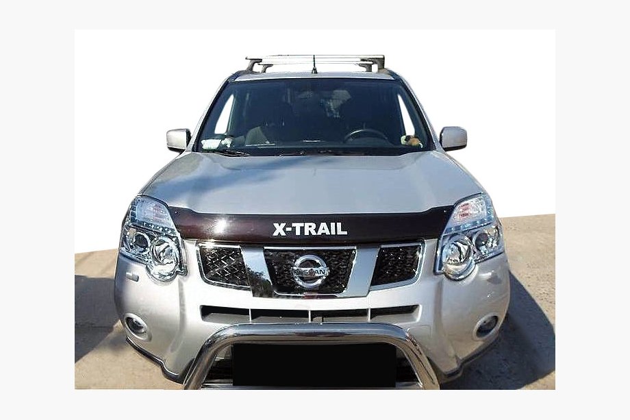 Nissan X-trail T31 2007-2014 рр. Дефлектор капота з логотипом (SIM) Фото 1