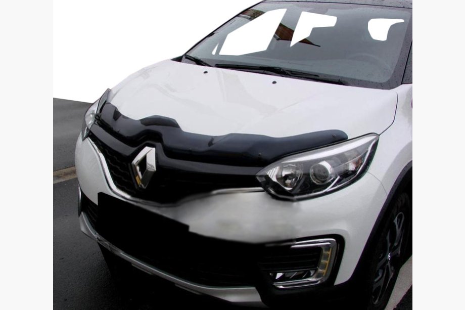 Renault Captur 2013-2019 рр. Дефлектор капоту (SIM) Image