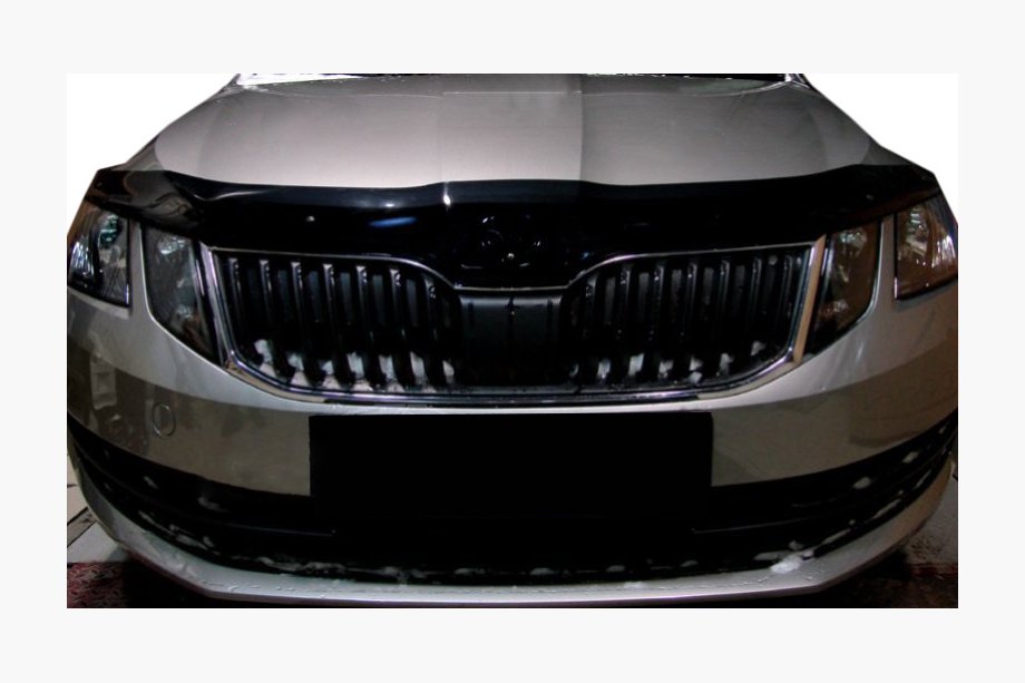 Skoda Octavia III A7 2013-2019 рр. Дефлектор капота 2017+ (SIM) Image