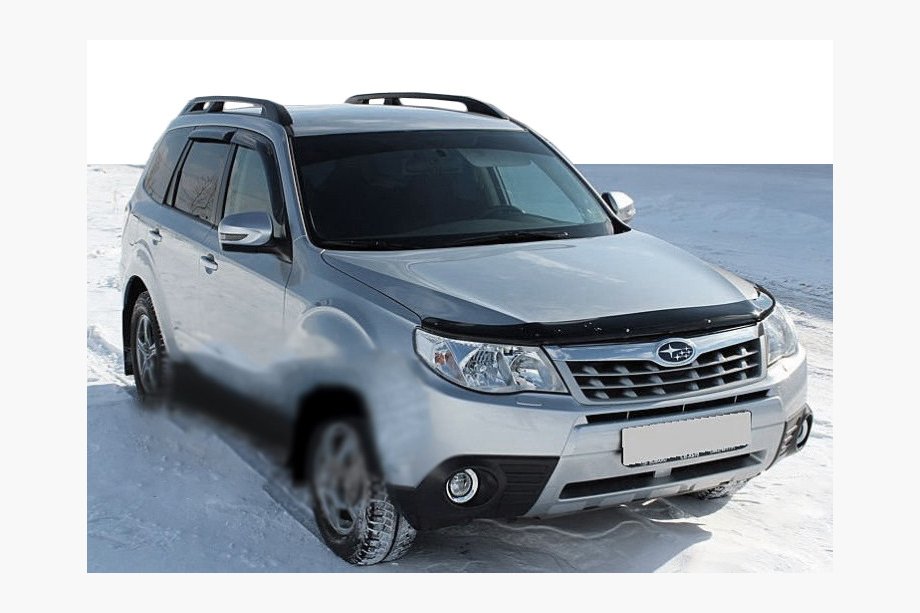 Subaru Forester 2008-2013 рр. Дефлектор капота 2008-2012 (SIM) Image