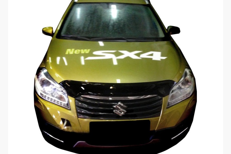 Suzuki SX4 S-Cross 2013-2016 рр. Дефлектор капоту (SIM) Image