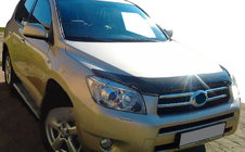 Toyota Rav 4 2006-2013 рр. Дефлектор капота 2006-2010 (SIM) фото 1