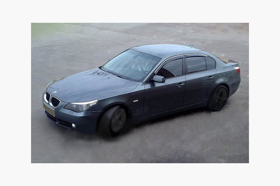 BMW 5 серія E60/E61 2003-2010 рр. Вітровики (4 шт, SIM хром) Image