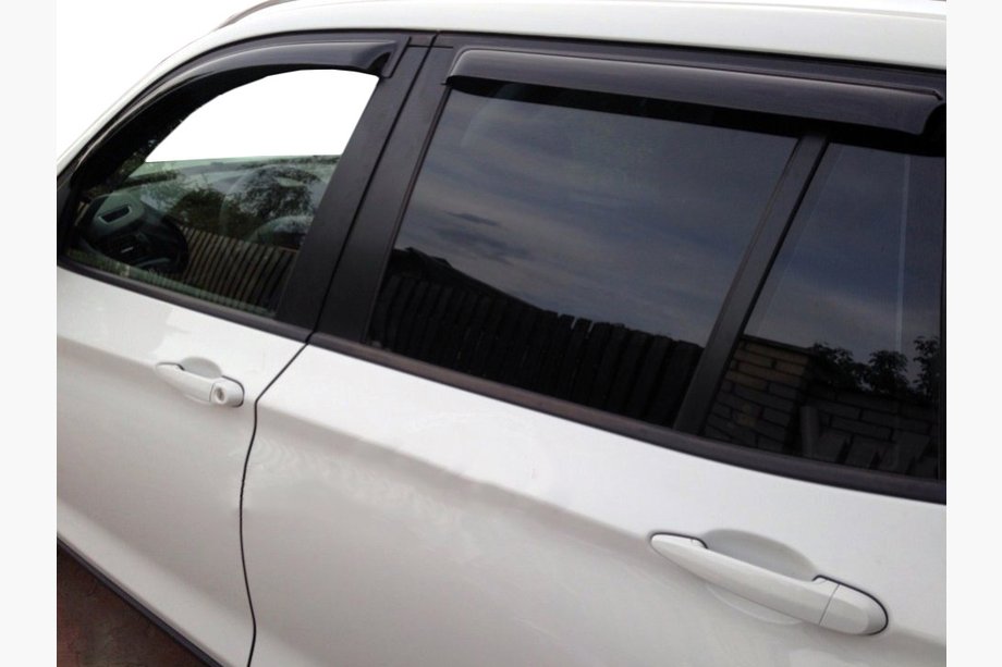 BMW X3 F25 2011-2018 рр. Вітровики (4 шт, SIM) Image