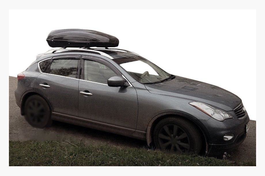 Infiniti EX 2007-2013 рр. Вітровики (4 шт, SIM) Image