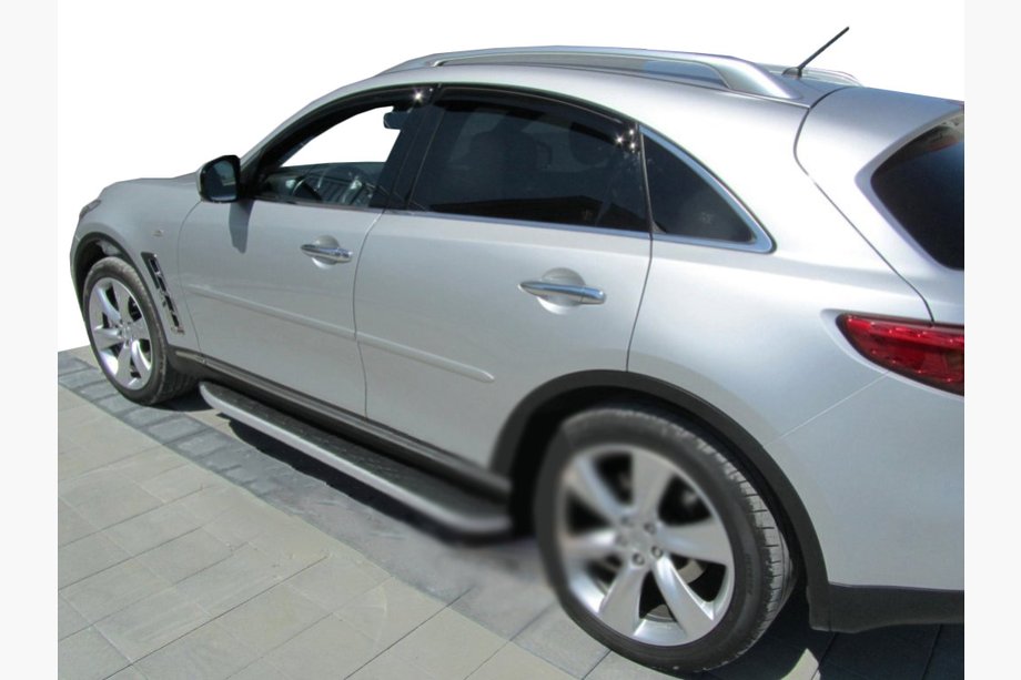 Infiniti QX70 2013-2019 рр. Вітровики (4 шт, SIM) Image