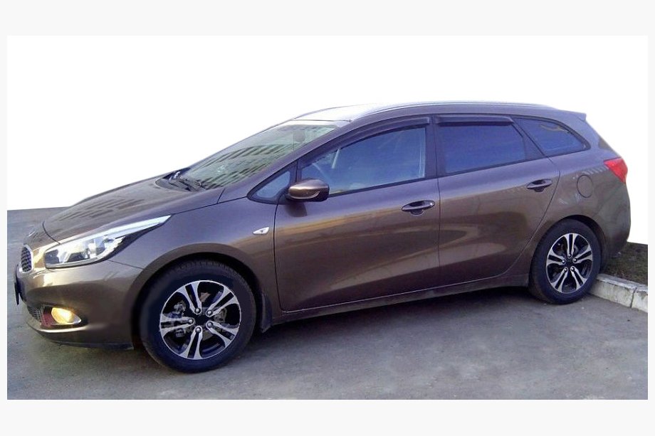Kia Ceed 2012-2018 рр. Вітровики WG (4 шт, SIM) Image