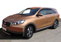 Kia Sorento III UM 2014-2020 рр. Вітровики (4 шт, SIM) фото 1