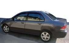 Mitsubishi Lancer 9 2004-2008 рр. Вітровики SD (4шт, SIM) фото 1
