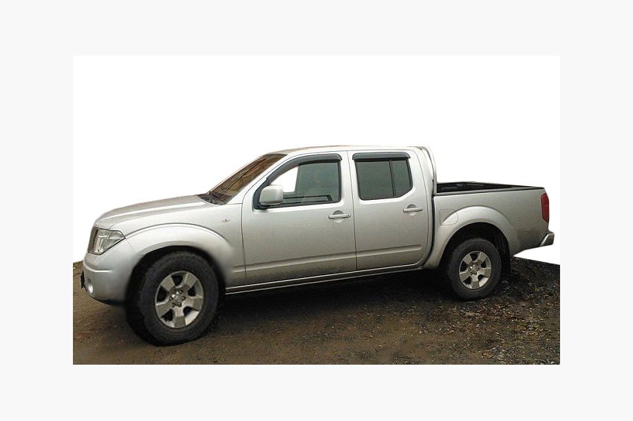 Nissan Navara 2006-2015 рр. Вітровики (4шт, SIM) Image