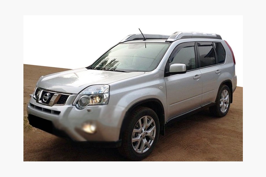 Nissan X-trail T31 2007-2014 рр. Вітровики (4шт, SIM) Image