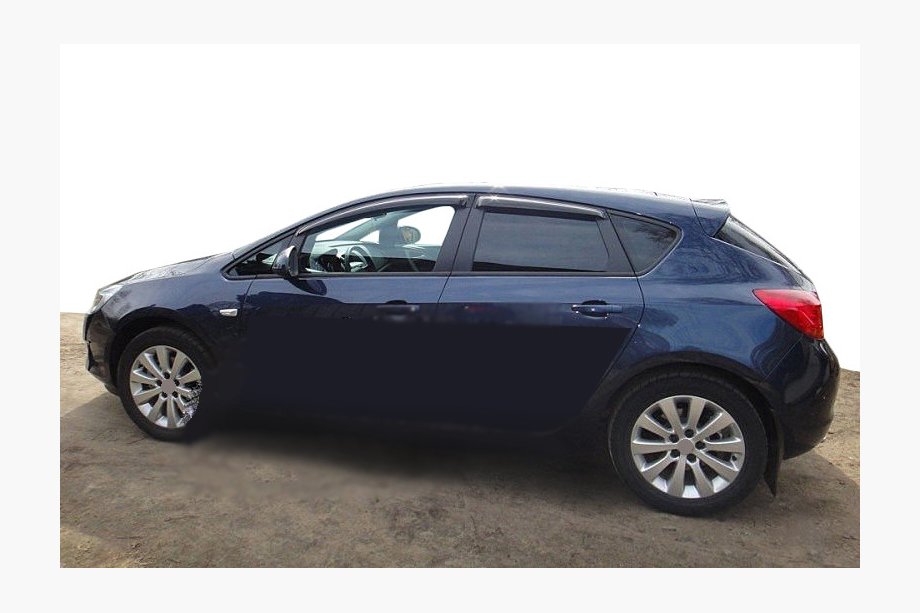 Opel Astra J 2009-2015 рр. Вітровики HB/SD (4 шт, SIM) Image