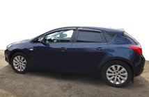 Opel Astra J 2009-2015 рр. Вітровики HB/SD (4 шт, SIM) фото 1