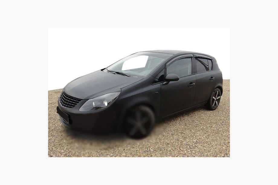 Opel Corsa D 2007-2014 рр. Вітровики (4 шт, SIM) Image