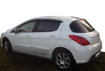 Peugeot 308 2007-2013 рр. Вітровики (4 шт, SIM) фото 1
