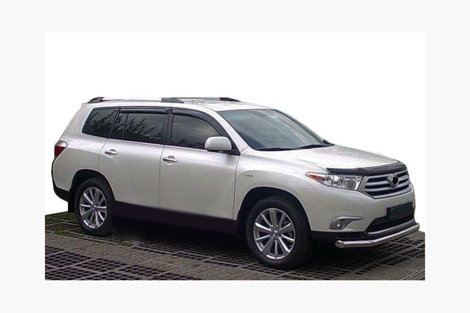 Toyota Highlander 2008-2013 рр. Вітровики (4 шт, SIM) Image