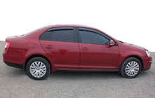 Volkswagen Jetta 2006-2011 рр. Вітровики (4 шт, SIM) фото 1