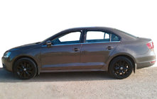 Volkswagen Jetta 2011-2018 рр. Вітровики (4 шт, SIM) фото 1