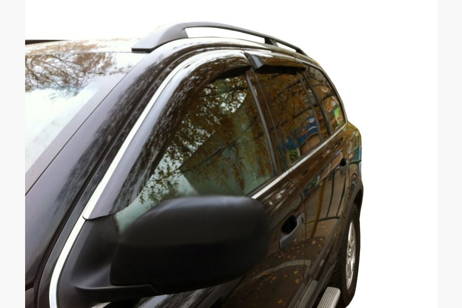 Volvo XC90 2002-2014 рр. Вітровики хром (4 шт, SIM) Image
