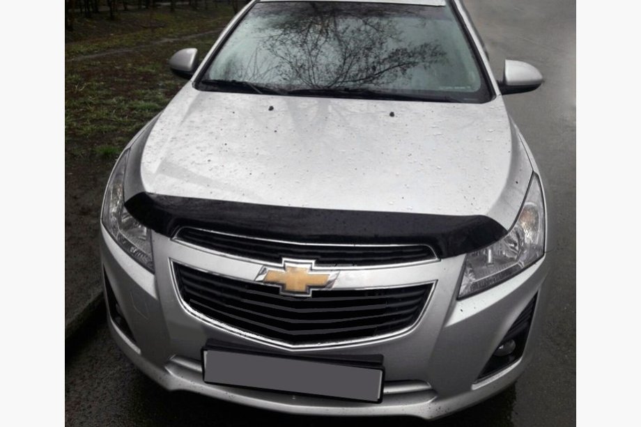 Chevrolet Cruze 2009-2015 рр. Дефлектор капоту (SIM) Image