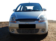 Chevrolet Spark 2004-2009 рр. Дефлектор капоту (SIM) фото 1