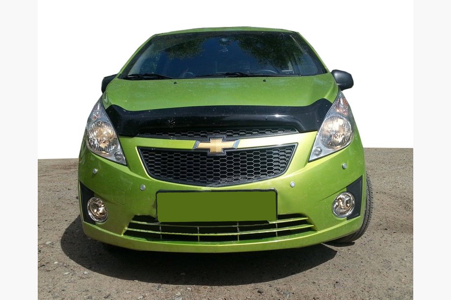 Chevrolet Spark 2009-2015 рр. Дефлектор капоту (SIM) Image