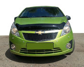 Chevrolet Spark 2009-2015 рр. Дефлектор капоту (SIM) фото 1