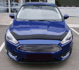 Ford Focus III 2011-2017 рр. Дефлектор капота 2015+ (SIM) фото 1