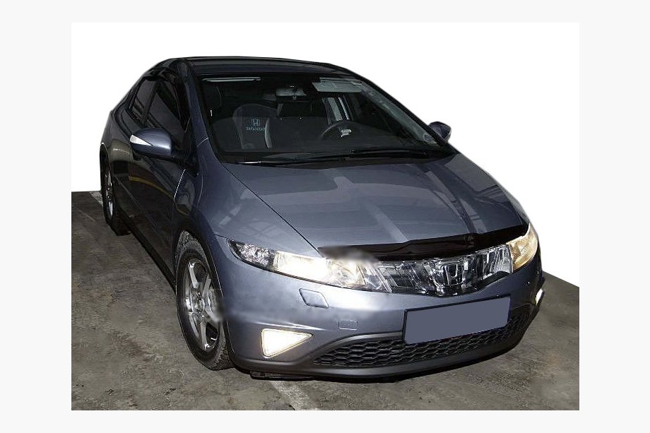 Honda Civic HB 2006-2012 рр. Дефлектор капоту (SIM) Image