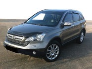Honda CRV 2007-2011 рр. Дефлектор капота 2007-2009 (SIM) фото 1