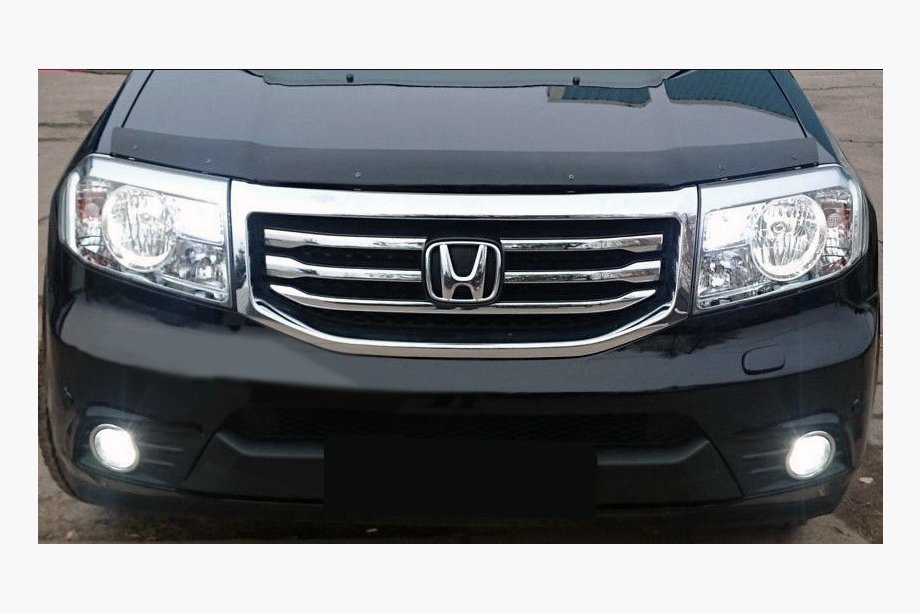 Honda Pilot 2008-2015 рр. Дефлектор капоту (SIM) Image