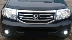 Honda Pilot 2008-2015 рр. Дефлектор капоту (SIM) фото 1