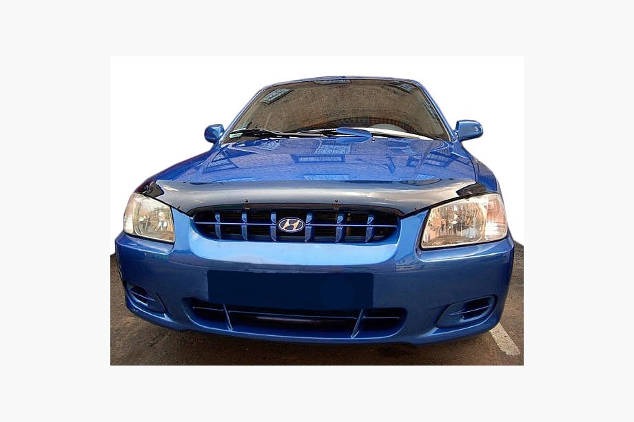 Hyundai Accent 2000-2006 рр. Дефлектор капоту (SIM) Image