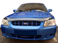 Hyundai Accent 2000-2006 рр. Дефлектор капоту (SIM) фото 1