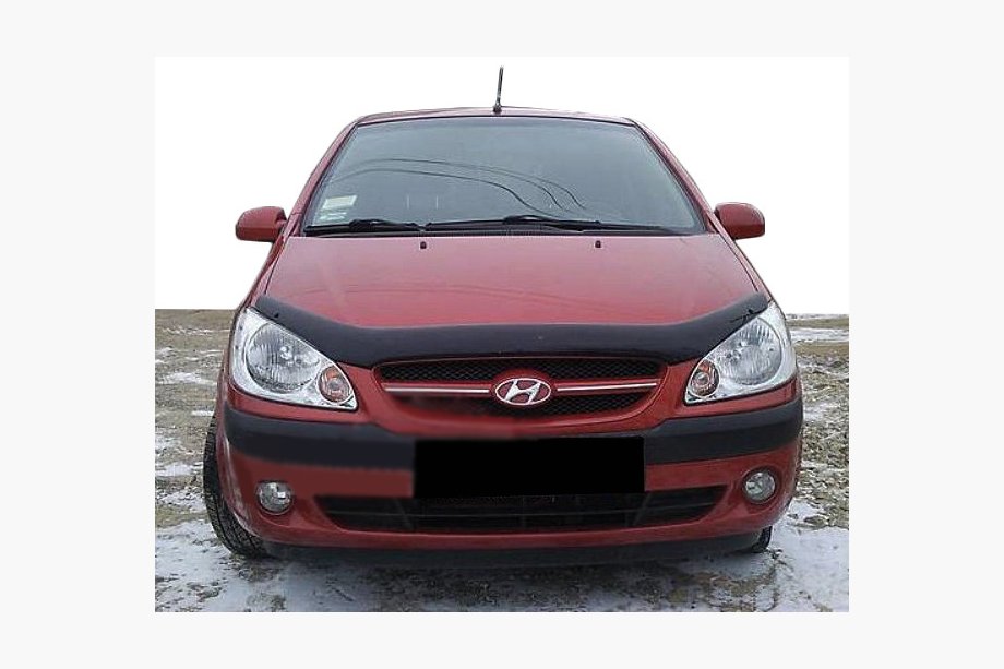 Hyundai Getz 2002- рр. Дефлектор капота 2006+ (SIM) Image