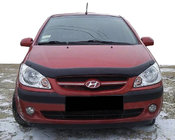 Hyundai Getz 2002- рр. Дефлектор капота 2006+ (SIM) фото 1
